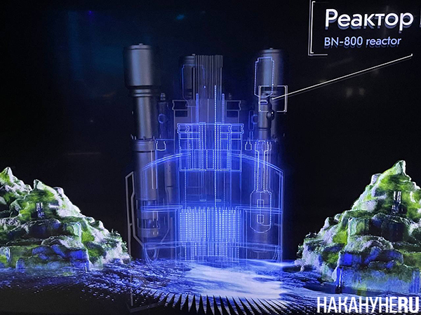 Реактор БН-800, презентация на фестивале-форуме "Россия" в Москве(2024)|Фото: Накануне.RU