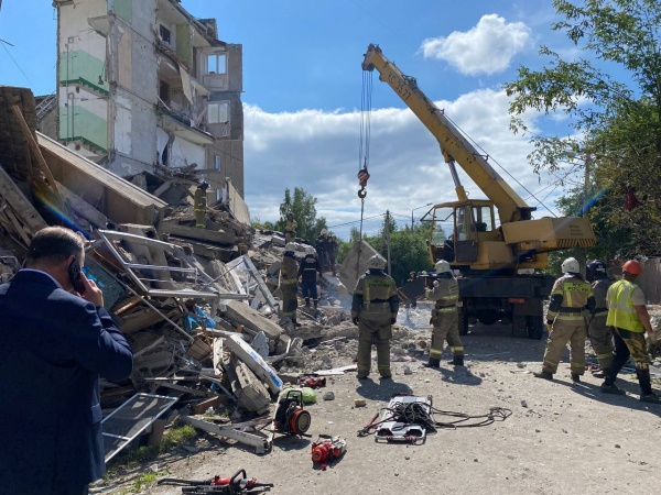 Обрушение дома, взрыв газа на улице Сибирская, 81 в Нижнем Тагиле(2024)|Фото: официальный Telegram-канал главы Нижнего Тагила Владислава Пинаева / t.me/vladislav_pinaev