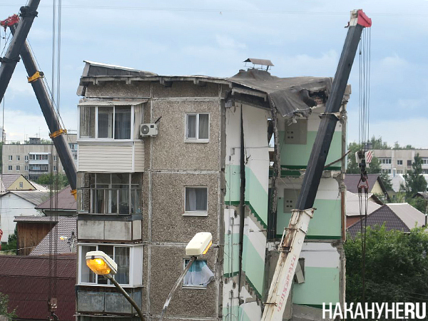 Обрушение дома на улице Сибирской в Нижнем Тагиле(2024)|Фото: Накануне.RU