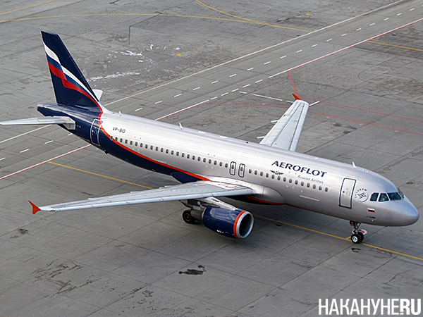 Самолет Airbus A320 авиакомпании "Аэрофлот"(2024)|Фото: Накануне.RU