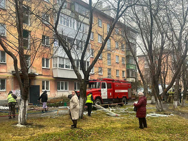 Взрыв газа на улице Белинского в Сухом Логу(2024)|Фото: очевидец