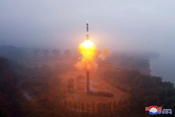 Запуск межконтинентальной баллистической ракеты Hwasong-19(2024)|Фото: KCNA (Центральное телеграфное агентство Кореи)