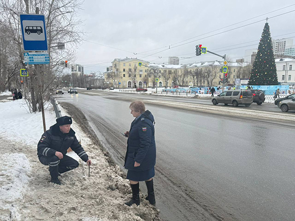 Светлана Кузнецова проверяет уборку Екатеринбурга от снега(2025)|Фото: пресс-служба прокуратуры Свердловской области