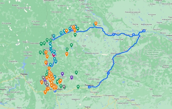 Проект кольцевого туристического автомаршрута в Свердловской и Тюменской областях(2025)|Фото: пресс-служба компании "Атомстройкомплекс"