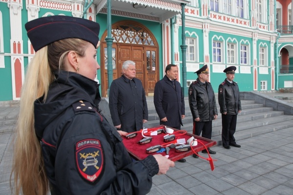 Торжественная церемония передачи новых мотоциклов Свердловской полиции(2025)|Фото: В.Н. Горелых