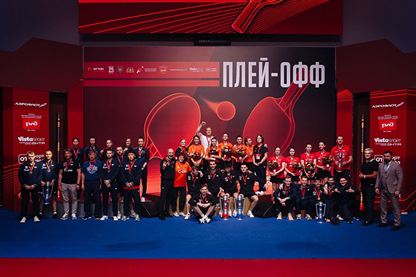 Команды КНТ "УГМК" на чемпионате Федерации настольного тенниса России(2025)|Фото: КНТ "УГМК"