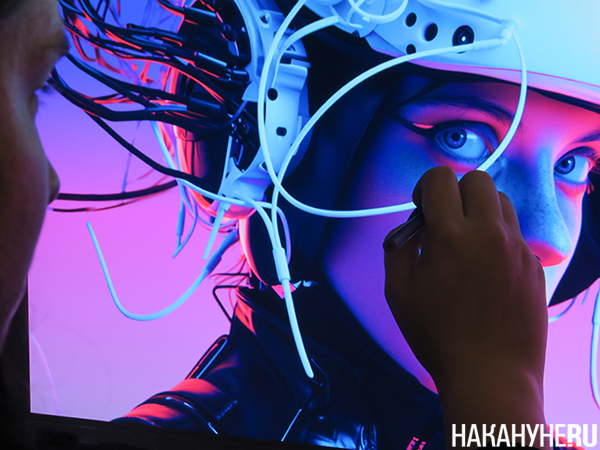 Человек рисует картинку с помощью стика и нейросетей(2025)|Фото: Накануне.RU Человек рисует картинку с помощью стика и нейросетей(2025)|Фото: Накануне.RU