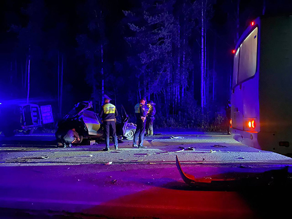 ДТП с пассажирским автобусом на 8 км автодороги "Первоуральск-Шаля"(2025)|Фото: Управле­ние Госавтоинспекции ГУ МВД России по Св­ердловской области