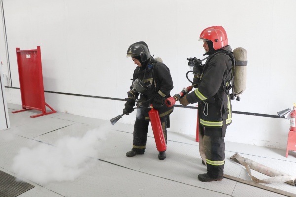 В Екатеринбурге провели масштабные противопожарные учения на новой насосной станции №5(2025)|Фото: Пресс-служба Екатеринбургской теплосетевой компании