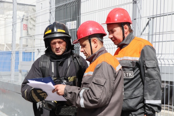 В Екатеринбурге провели масштабные противопожарные учения на новой насосной станции №5(2025)|Фото: Пресс-служба Екатеринбургской теплосетевой компании
