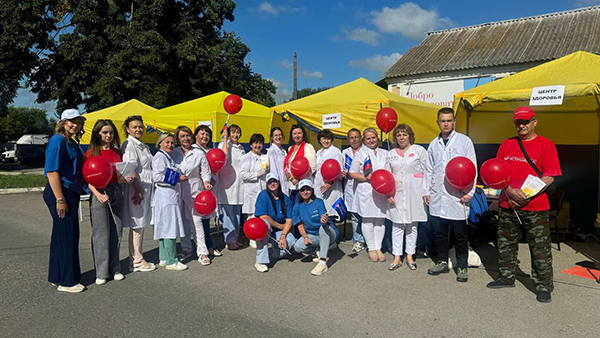"Городок здоровья" на Ирбитской Ярмарке(2025)|Фото: пресс-служба Волонтерского центра Алексея Вихарева