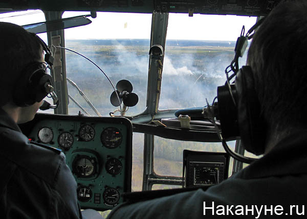 лесной пожар авиация мчс вертолет тушение(2011)|Фото: Накануне.ru