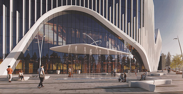 Эскиз проекта второй гостиницы "Рамада" в Екатеринбурге(2025)|Фото: Екатеринбург.рф