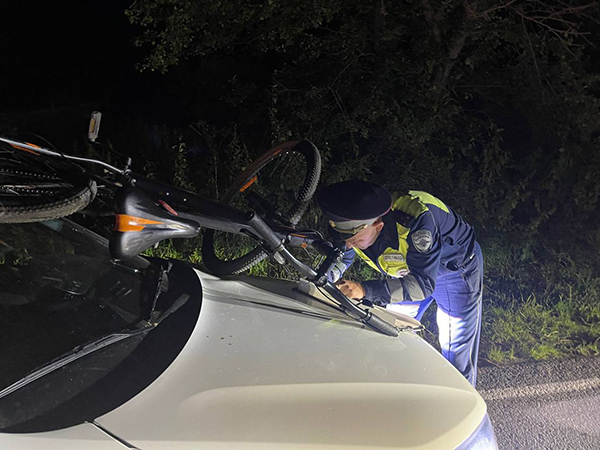 ДТП с 12-летним велосипедистом вблизи дома №75 по ул. Свободы. в Краснотурьинске(2025)|Фото: Управле­ние Госавтоинспекции ГУ МВД России по Св­ердловской области