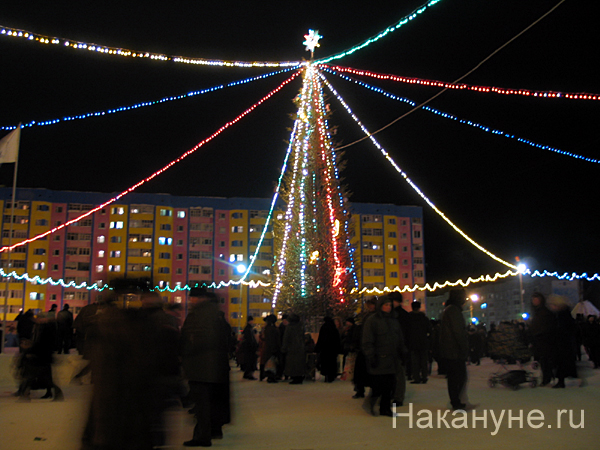 надым новый год елка гирлянда | Фото: Накануне.ru