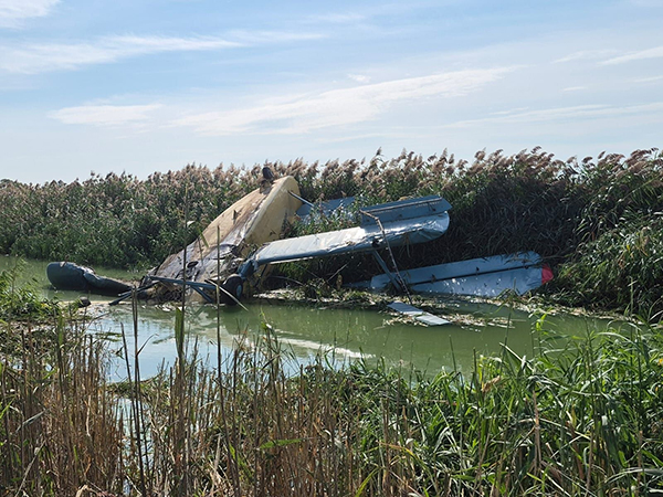 Самолёт Ан-2, упавший в Волгодонском районе Ростовской области(2025)|Фото: ГУ МЧС по Ростовской области