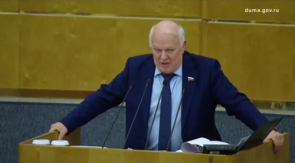 Анатолий Грешневиков на пленарном заседании Госдумы РФ(2025)|Фото: скриншот с трансляции заседания Госдумы РФ