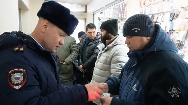 Рейд по контролю за соблюдением миграционного законодательства иностранными гражданами(2025)|Фото: В.Н. Горелых