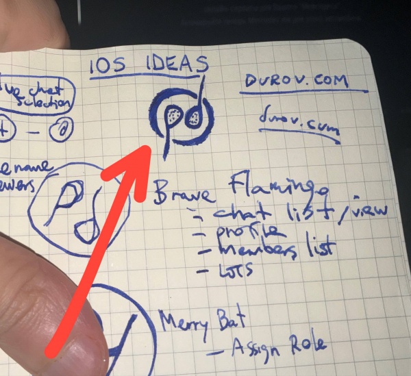 Наброски Павла Дурова к его программе донорства спермы.(2025)|Фото: t.me/durov