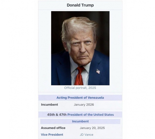 ������� ����� ������� ���� ����������� ���������.(2026)|����: truthsocial.com/@realDonaldTrump / ���������� ���� �������� ������