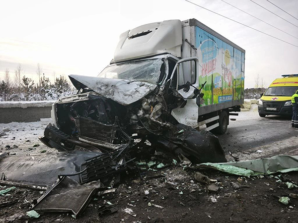 Массовое ДТП на 32-м километре автодороги Тюмень-Боровский-Богандинский(2026)|Фото: Госавтоинспекция Тюменской области