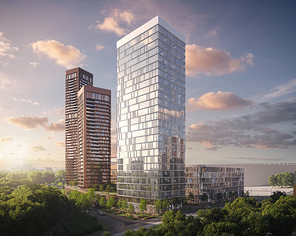 Рендер бизнес-квартала "Центральный" возле стадиона "Екатеринбург-Арена"(2026)|Фото: пресс-служба "УГМК-Застройщик"