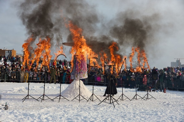 Сожжение чучела на Масленицу(2026)|Фото: АО СЗ "РСГ-Академическое"