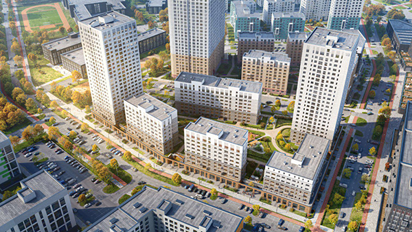 Визуализация четвертого квартала проекта "Нова Парк" на Широкой речке в Екатеринбурге(2026)|Фото: пресс-служба "Атомстройкомплекс"