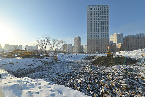 Строительство четвертого квартала проекта "Нова Парк" на Широкой речке в Екатеринбурге(2026)|Фото: пресс-служба "Атомстройкомплекс"