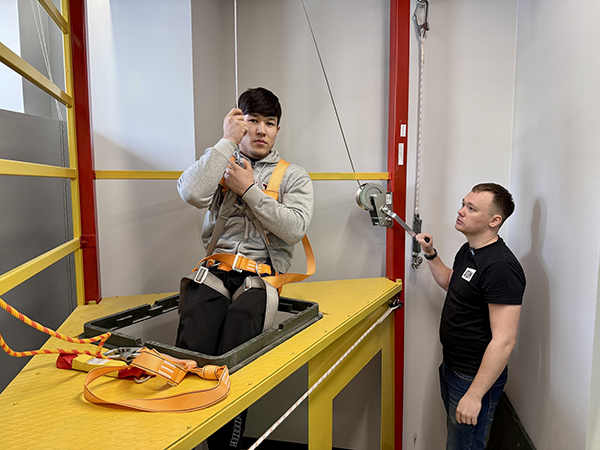 Полигон для обучения работам на высоте и в ограниченных пространствах от "Атомстройкомплекс"(2026)|Фото: пресс-служба "Атомстройкомплекс"