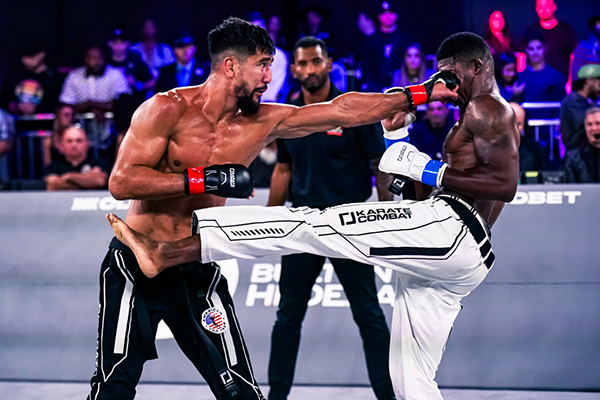 Боец Ильяс Хамзин в лиге Karate Combat(2026)|Фото: пресс-служба Karate Combat