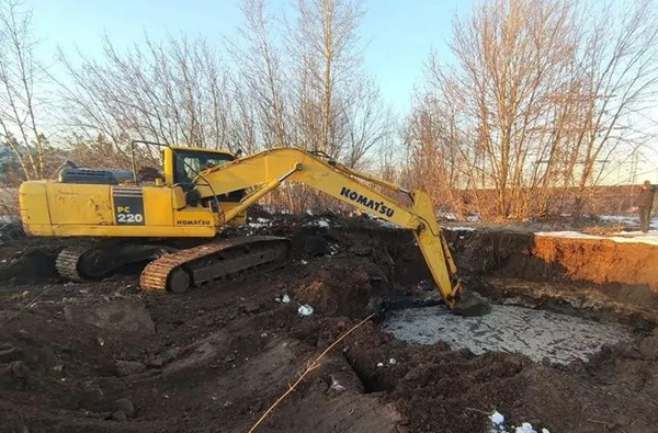 Ремонтные работы на коллекторе на улице Вишерской в Перми(2026)|Фото: Новогор-Прикамье