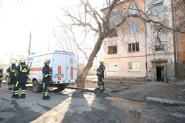 Обрушение стены аварийного дома на ул. Чкалова 38 в Перми(2026)|Фото: telegram-канал главы Перми Эдуарда Соснина