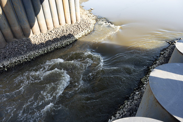 Дамба в районе Лесобазы Тюмени(2026)|Фото: информационно-аналитический отдел Тюменской городской думы