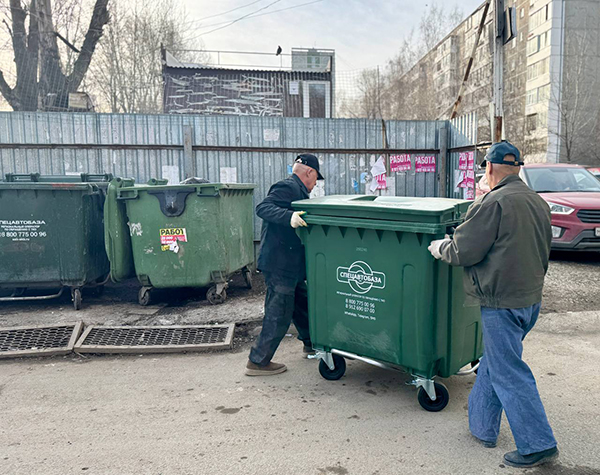 Замена мусорных контейнеров от "Спецавтобаза"(2026)|Фото: пресс-служба "Спецавтобаза"