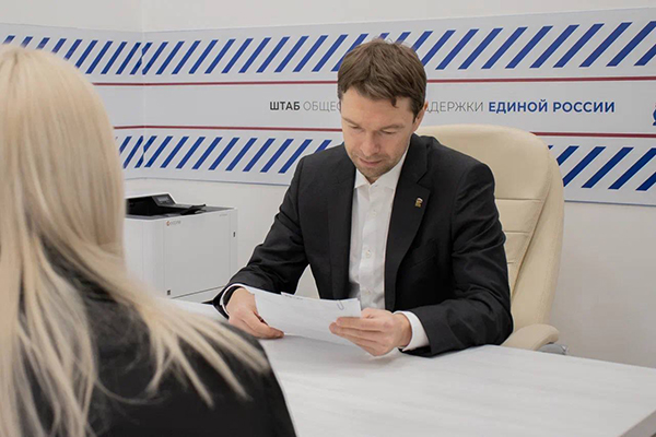 Прием граждан у депутата Алексея Вихарева(2026)|Фото: пресс-служба Алексея Вихарева