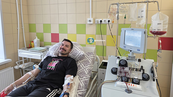 Донор костного мозга Денис Лекомцев в Екатеринбурге(2026)|Фото: пресс-служба Минздрава Свердловской области