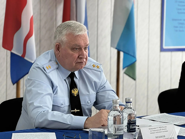 Александр Мешков в ОВД Каменска-Уральского(2026)|Фото: В.Н. Горелых