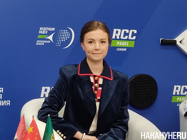 Дарья Ирха на пресс-конференции перед вторым этапом лиги RCC Padel в Екатеринбурге(2026)|Фото: Накануне.RU
