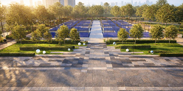 Рендер летних кортов для падела в Екатеринбурге(2026)|Фото: пресс-служба РМК
