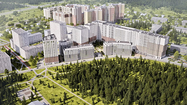 Рендер проекта "Северный Химмаш" в Екатеринбурге(2026)|Фото: пресс-служба строительного холдинга "Атом"