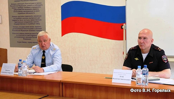 Александр Мешков и Валентин Кац в отделе внутренних дел Ревды(2026)|Фото: В.Н. Горелых