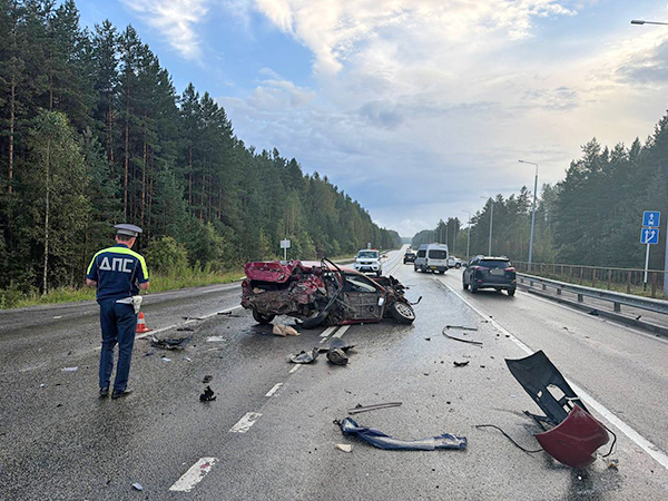 ДТП с рейсовым автобусом на 41-м километре автомобильной дороги Екатеринбург – Алапаевск(2026)|Фото: Управле­ние Госавтоинспекции ГУ МВД России по Св­ердловской области