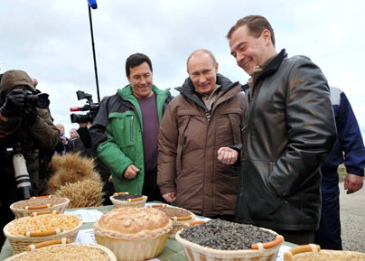 медведев путин уборка урожая | Фото: premier.gov.ru
