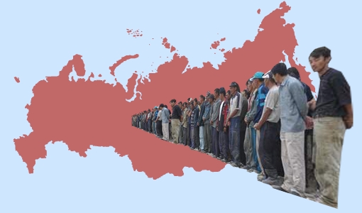 коллаж мигранты миграция гастарбайтер Россия(2012)|Фото: Накануне.RU