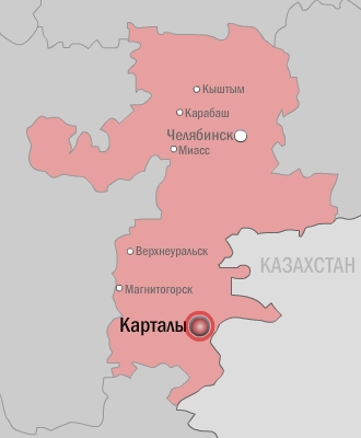 Кыштым екатеринбург карта