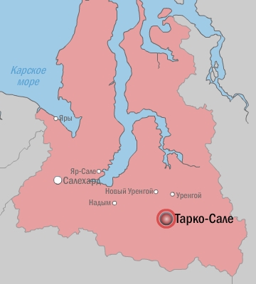 Новый уренгой тарко сале карта - 90 фото