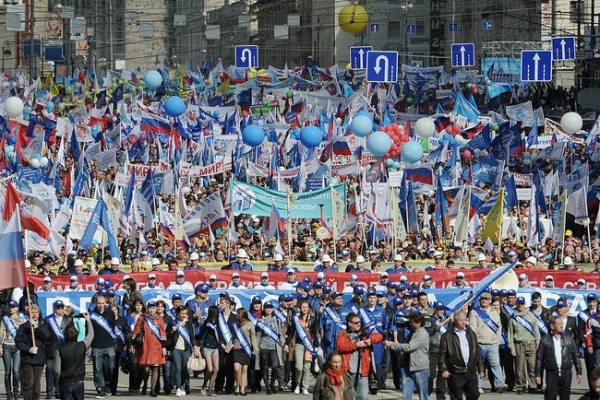 1 мая, москва, демонстрация | Фото: kremlin.ru