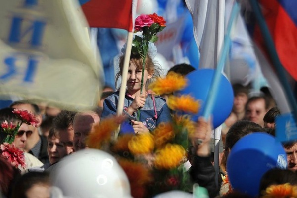 1 мая, москва, демонстрация | Фото: kremlin.ru