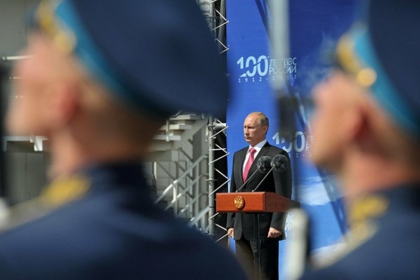 Владимир Путин на 100-летии ВВС | Фото: Кремль